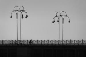 Auf der Brücke
