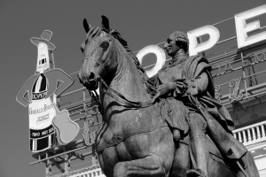Johannes Wirl, Statue in Madrid